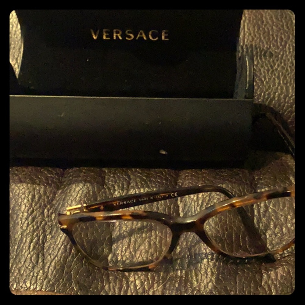 Authentic Versace Reading Glasses with Case